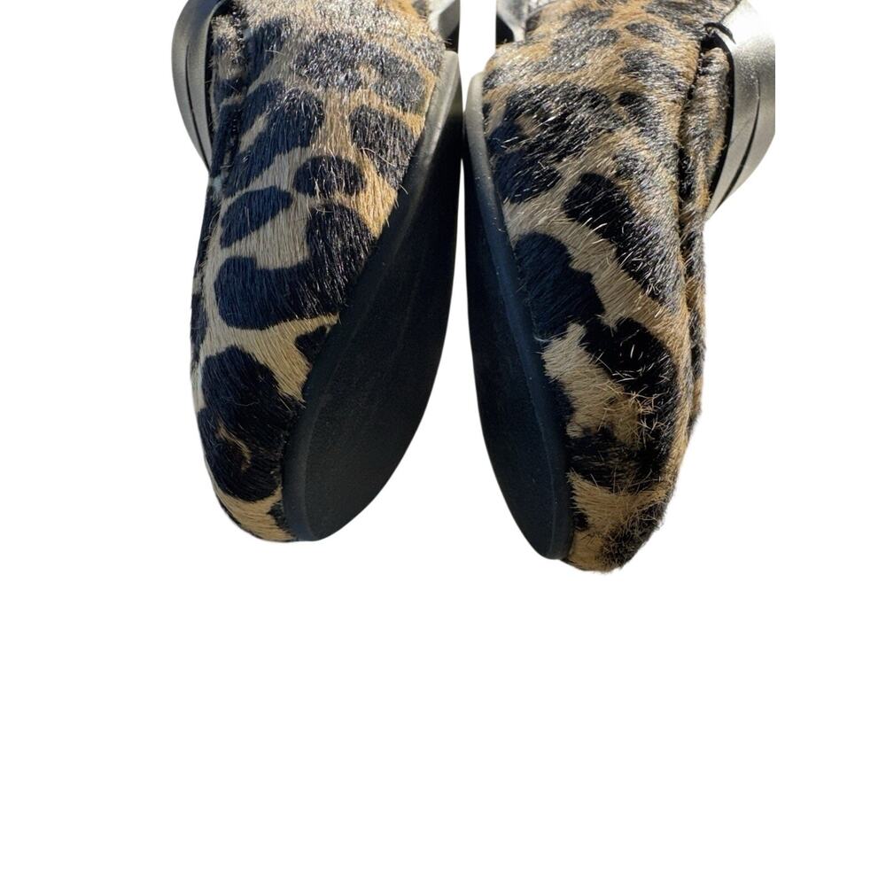 Cole Haan Women's 7.5 Piper Leopard Print Calf Hair Mules Elegant Wedding Guest - Picture 7 of 12